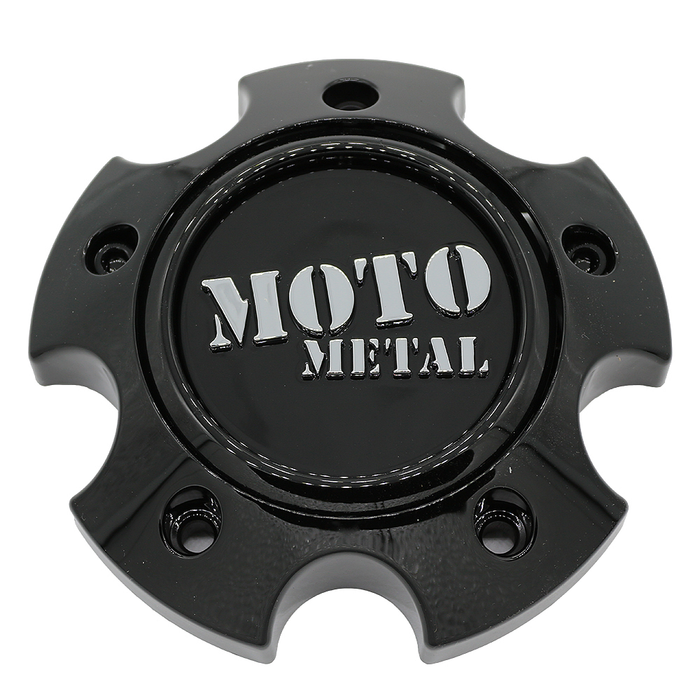 Moto Metal 1079L121MO3GB-H34 MOTO CAP 5X4.5/120/5 H34 GLOSS BLACK - Truck Part Superstore