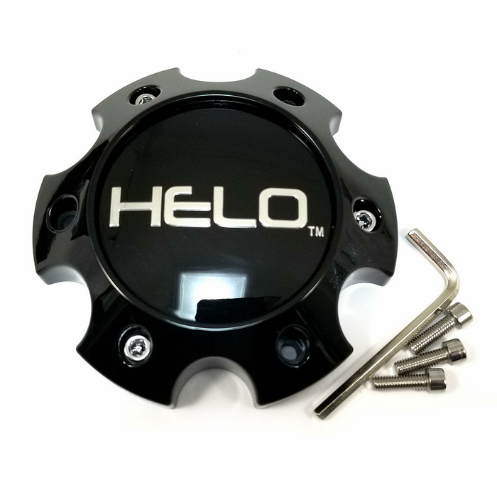 Helo 1079L140HE1GB HELO CAP 6X135 GLOSS BLACK - Truck Part Superstore