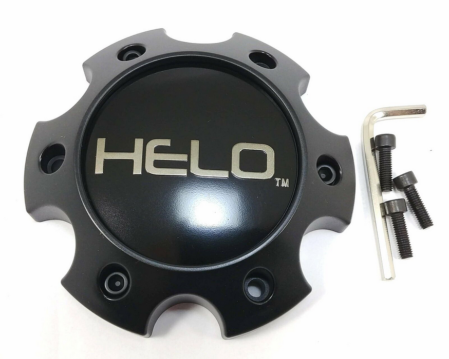 Helo 1079L140HE1SBDC HELO CAP 6X135 SATIN BLACK DTCC - Truck Part Superstore