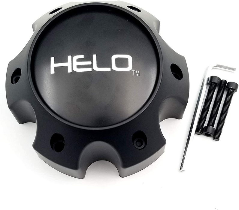 Helo 1079L140HE1SB HELO CAP 6X135 SATIN BLACK - Truck Part Superstore