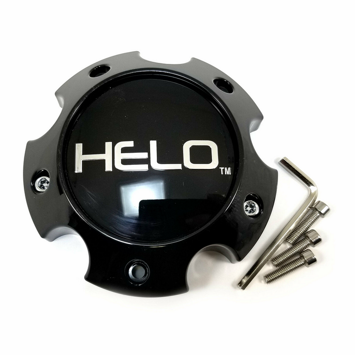 Helo 1079L145AHE1GB-H42 HELO CAP 5X5.5/150 LUG H42 - GLOSS BLACK - Truck Part Superstore