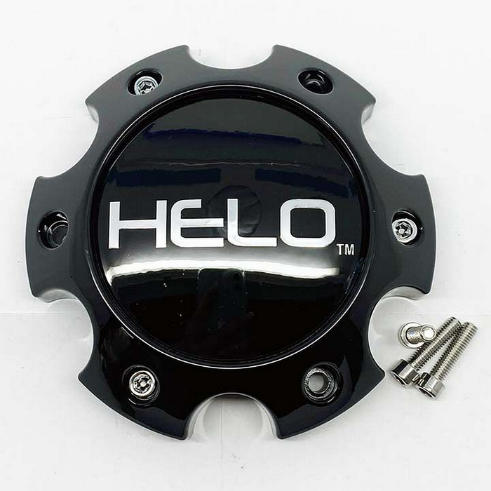 Helo 1079L145HE1GB-H42 HELO CAP 6X5.5 LUG H42 - GLOSS BLACK - Truck Part Superstore