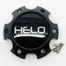 Helo 1079L145HE1GB-H42 HELO CAP 6X5.5 LUG H42 - GLOSS BLACK - Truck Part Superstore