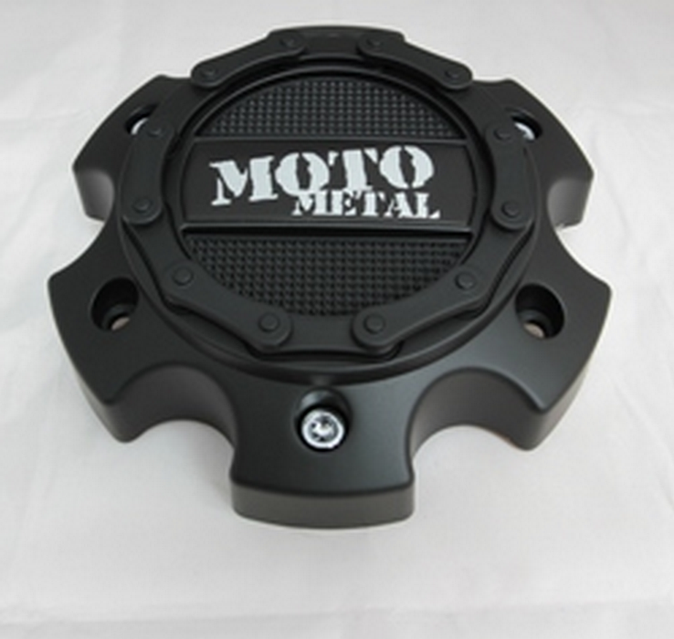 Moto Metal 1079L145MO2SB MO971/MO972 CAP SATIN BLACK 6X5.5 - Truck Part Superstore