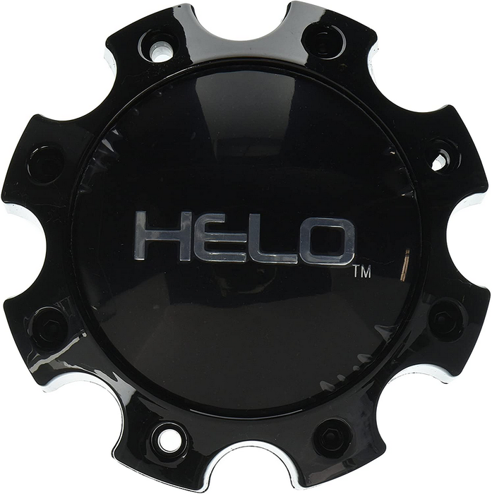 Helo 1079L170HE1GB HELO CAP 8 LUG H65 - GLOSS BLACK - Truck Part Superstore