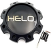Helo 1079L170HE1SB-H67 HELO CAP 8 LUG H67 - SATIN BLACK - Truck Part Superstore