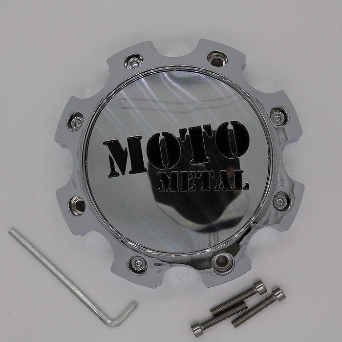 Moto Metal 1079L170MO3CH-H50 MOTO CAP 8X6.5/180 H50 CHROME - Truck Part Superstore