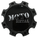 Moto Metal 1079L170MO3GB-H50 MOTO CAP 8X6.5/180 H50 GLOSS BLACK - Truck Part Superstore