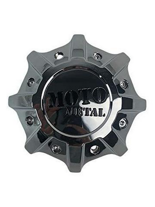 Moto Metal 1079L170MO4CH-H50 MOTO CAP BOLT-ON (CH/GB/CH) - 8X6.5/180 - Truck Part Superstore