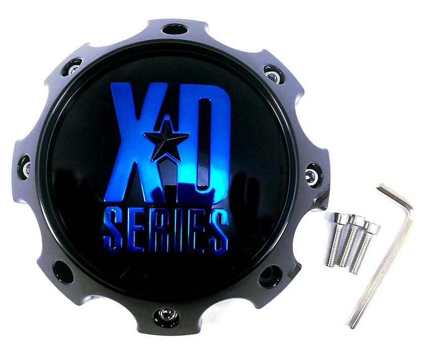 XD 1079L170SGB-H42BC XDS CAP 8 LUG SG-BLACK W/ BLUE TINT CC - Truck Part Superstore