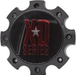 XD 1079L170SGB-H42RC XDS CAP 8 LUG SG-BLACK W/ RED TINT CC - Truck Part Superstore
