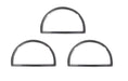 Holley 108-127 Air Cleaner Gasket; For Use w/Holley Tri-Power Carburetor System; 3 pc.; - Truck Part Superstore