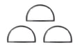 Holley 108-127 Air Cleaner Gasket; For Use w/Holley Tri-Power Carburetor System; 3 pc.; - Truck Part Superstore