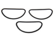 Holley 108-71 Air Cleaner Gasket; D-Shaped; For 3x2 in. Carburetor; 3 Pack; - Truck Part Superstore