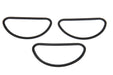 Holley 108-71 Air Cleaner Gasket; D-Shaped; For 3x2 in. Carburetor; 3 Pack; - Truck Part Superstore