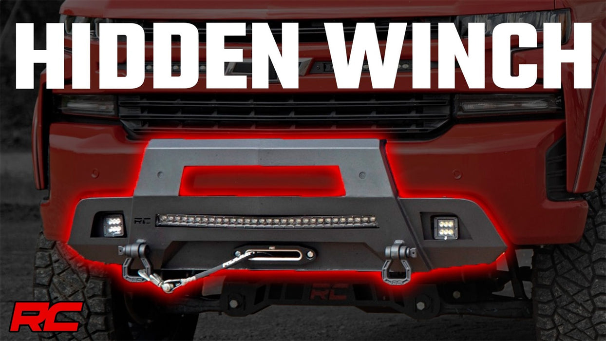 Rough Country 10805 Hidden Winch Bumper 19-22 Chevy Silverado 1500 2WD/4WD Rough Country - Truck Part Superstore