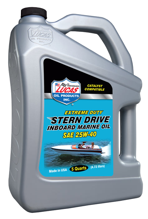 Lucas Oil Products 10814 Stern Drive Inboard Engine Oil SAE 25W-40 - Truck Part Superstore