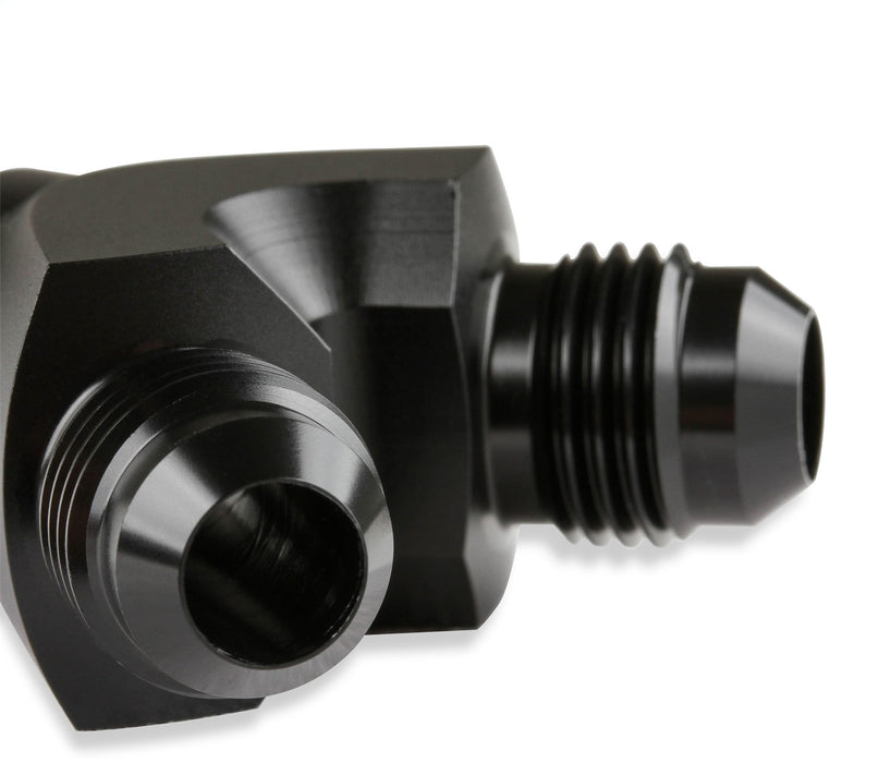 Mr Gasket 1086-BL Y Adapter; -8AN x -6AN x -6AN; Anodized Black; - Truck Part Superstore