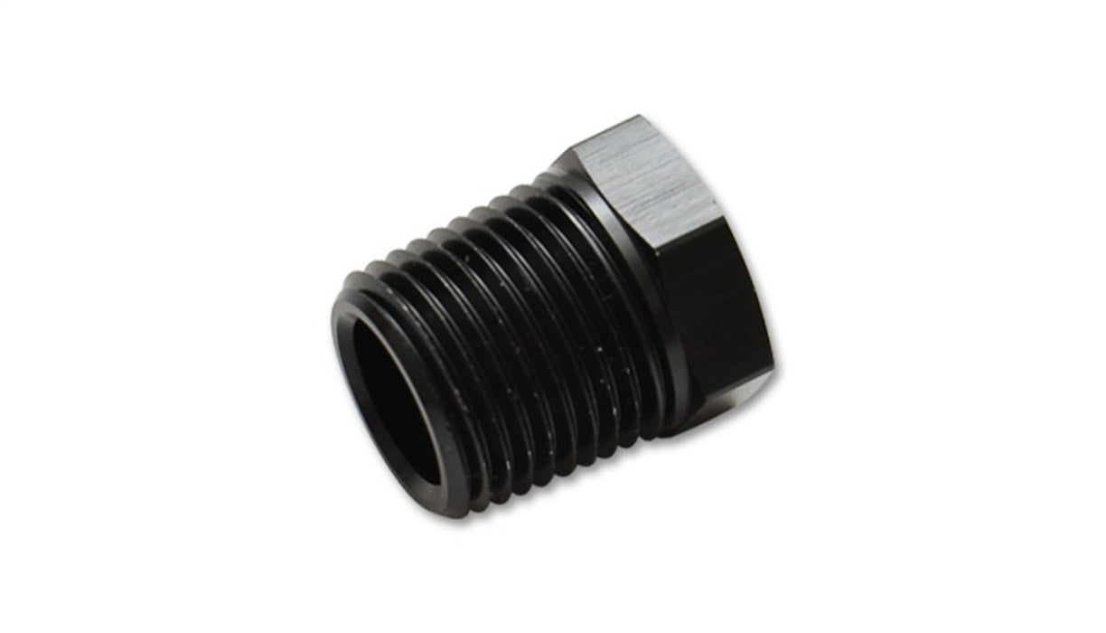 Vibrant Performance 10882 Hex Head Pipe Plug; Size: 3/8in. NPT; 6061 Aluminum; Anodized Black; - Truck Part Superstore
