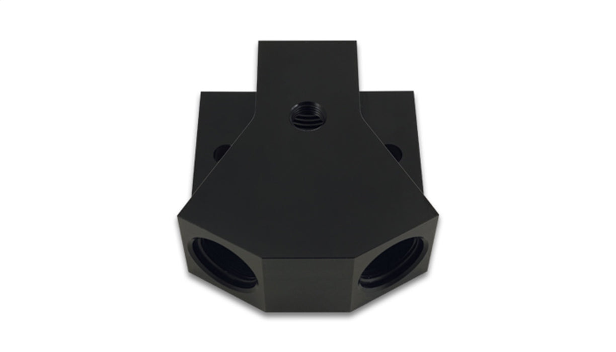 Vibrant Performance 10893 Y Block Adapter; with 1/8 in. NPT Port; Single Size -8 ORB; Dual Size -8 ORB; - Truck Part Superstore