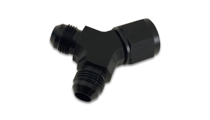 Vibrant Performance 10909 90 Degree Y Adapter; Female Size: -12 AN; Dual Male Size: -10 AN; - Truck Part Superstore