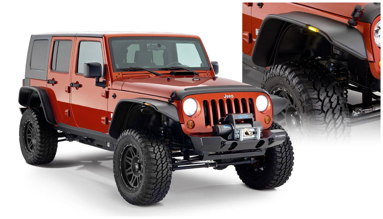 Bushwacker 10918-07 Flat Style Fender Flares - Truck Part Superstore