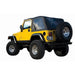 Rampage 109735 Frameless Soft Top Kit Sailcloth; Black Diamond; w/Tinted Windows; - Truck Part Superstore