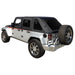 Rampage 109835 Frameless Soft Top Kit Sailcloth; Black Diamond; w/Tinted Windows; - Truck Part Superstore