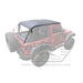 Rampage 109935 Frameless Soft Top Kit Sailcloth; Black Diamond; w/Tinted Windows; - Truck Part Superstore