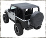 Smittybilt 93735 Extended Soft Top 04-06 Wrangler LJ Black Diamond Smittybilt - Truck Part Superstore
