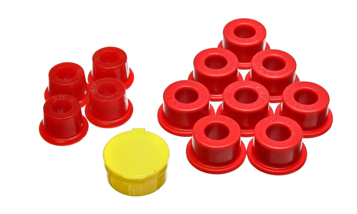 Energy Suspension 10.3102R Control Arm Bushing Set; Red; Front; Performance Polyurethane; - Truck Part Superstore