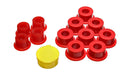 Energy Suspension 10.3102R Control Arm Bushing Set; Red; Front; Performance Polyurethane; - Truck Part Superstore