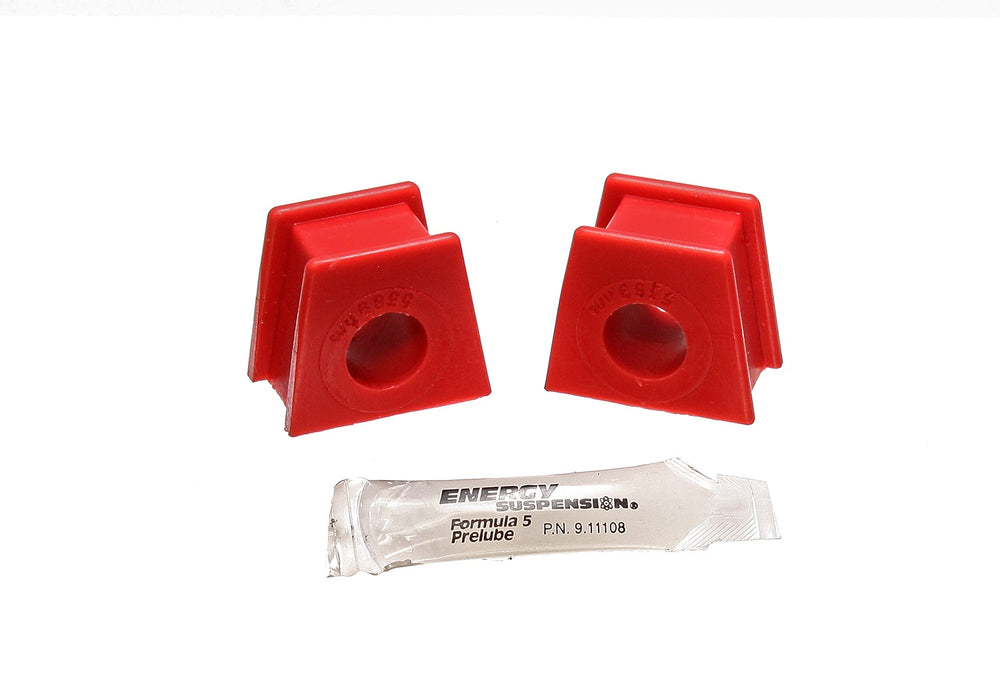 Energy Suspension 10.5103R Sway Bar Bushing Set; Red; Rear; Bar Dia. 11/16 in.; Performance Polyurethane; - Truck Part Superstore