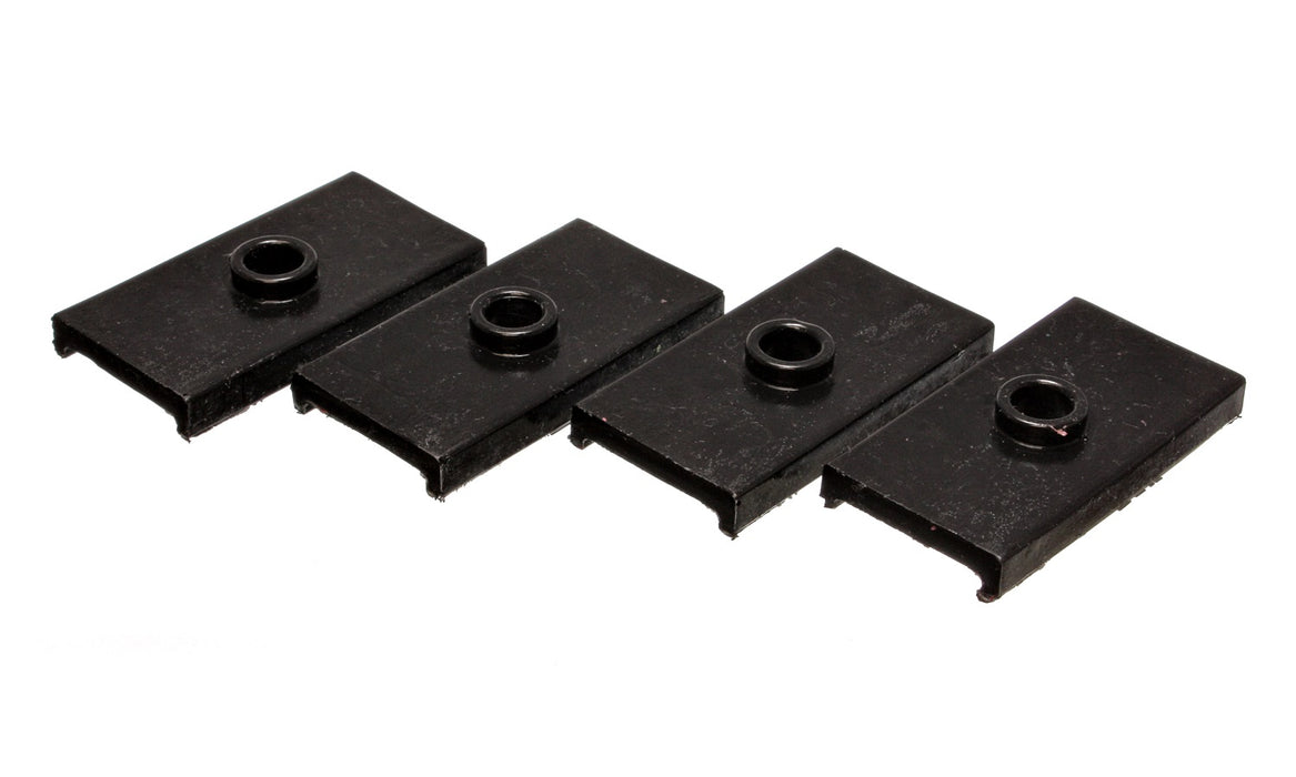 Energy Suspension 10.6102G Leaf Spring Pad Set; Black; Rear; Performance Polyurethane; - Truck Part Superstore