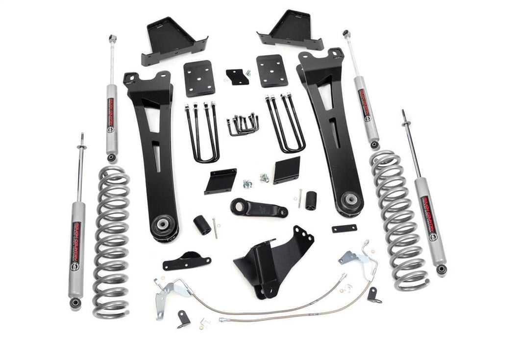 Rough Country 542.20 Radius Arm Lift Kit w/Shocks; 6 in. Lift; - Truck Part Superstore