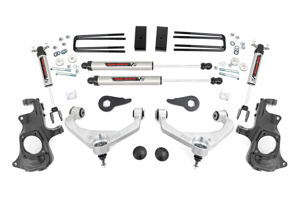 Rough Country 95770 3.5 Inch Knuckle Lift Kit with V2 Shocks 11-19 Chevy/GMC 2500HD/3500HD Rough Country - Truck Part Superstore