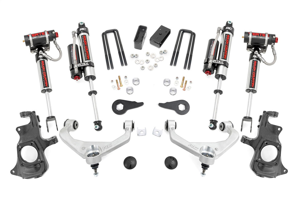 Rough Country 95750 3.5 Inch Lift Kit Knuckle with Vertex Reservoir Shocks 11-19 Chevy/GMC 2500HD/3500HD Rough Country - Truck Part Superstore