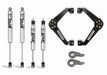 Cognito Motorsports Truck 110-P0753 Cognito 3-Inch Performance Leveling Kit With Fox PS 2.0 IFP Shocks for 01-10 Silverado/Sierra 2500-3500 2WD/4WD - Truck Part Superstore