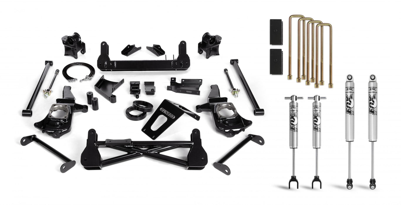Cognito Motorsports Truck 110-P0780 Cognito 7-Inch Standard Lift Kit with Fox PSMT 2.0 Shocks for 11-19 Silverado/Sierra 2500/3500 2WD/4WD Stabilitrak - Truck Part Superstore