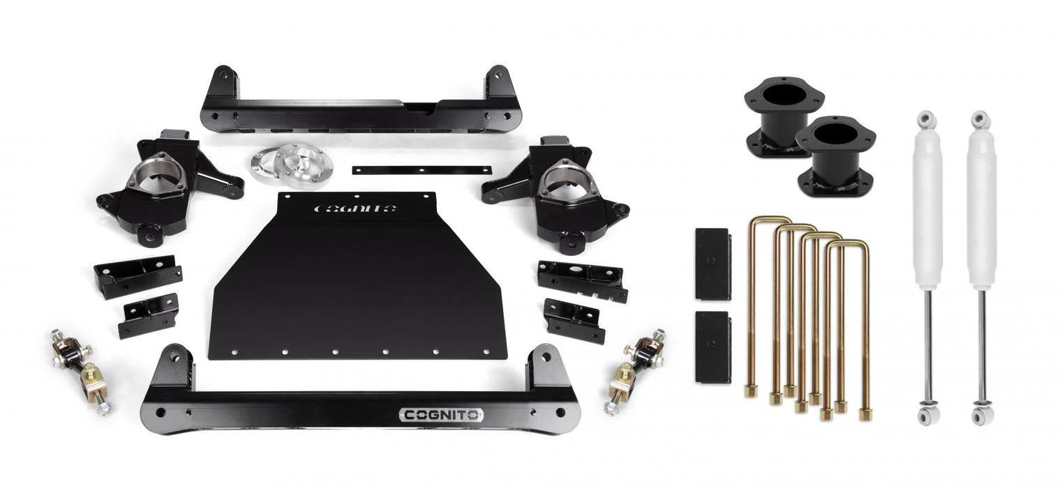 Cognito Motorsports Truck 110-P0781 Cognito 4-Inch Standard Lift Kit for 07-18 Silverado/Sierra 1500 2WD/4WD With OEM Cast Steel Control Arms - Truck Part Superstore