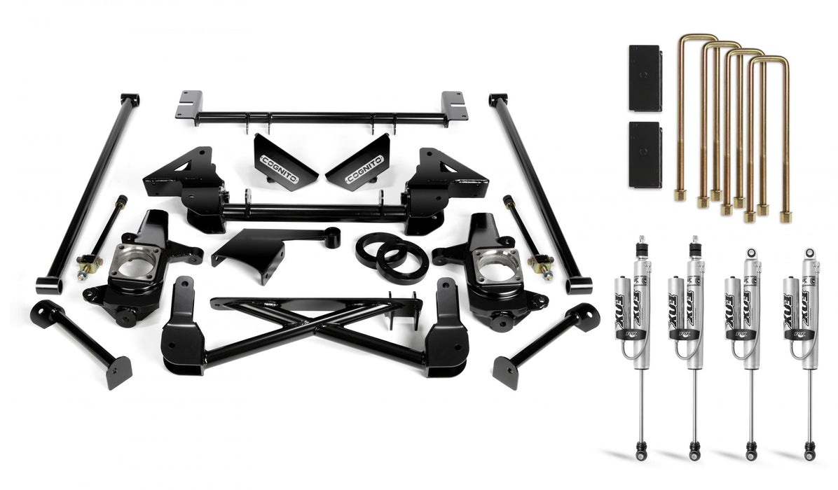 Cognito Motorsports Truck 110-P0786 Cognito 7-Inch Standard Lift Kit With Fox PSRR 2.0 Shocks for 01-10 Silverado/Sierra 2500/3500 2WD/4WD Non-StabiliTrak - Truck Part Superstore