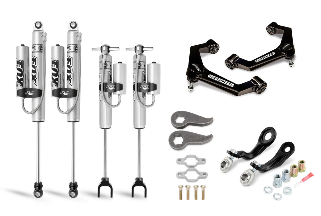 Cognito Motorsports Truck 110-P0926 Cognito 3-Inch Premier Leveling Kit with Fox PSRR 2.0 Shocks for 11-19 Silverado/Sierra 2500/3500 2WD/4WD - Truck Part Superstore