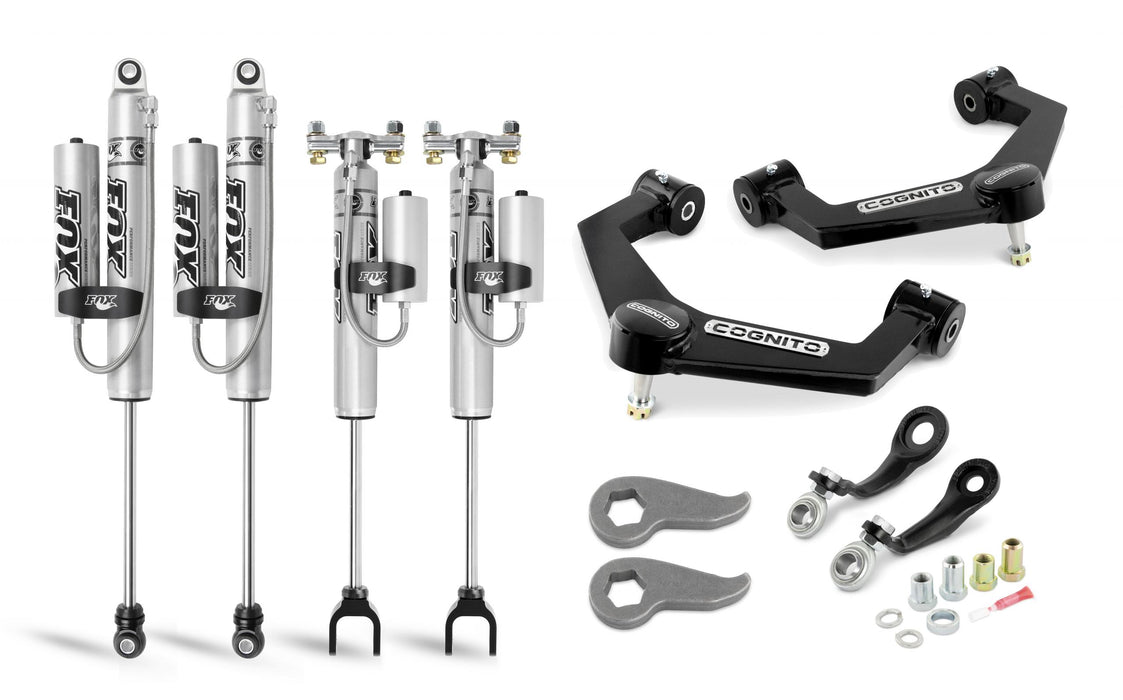 Cognito Motorsports Truck 110-P0929 Cognito 3-Inch Premier Leveling Kit with Fox PSRR 2.0 Shocks for 20-22 Silverado/Sierra 2500/3500 2WD/4WD - Truck Part Superstore