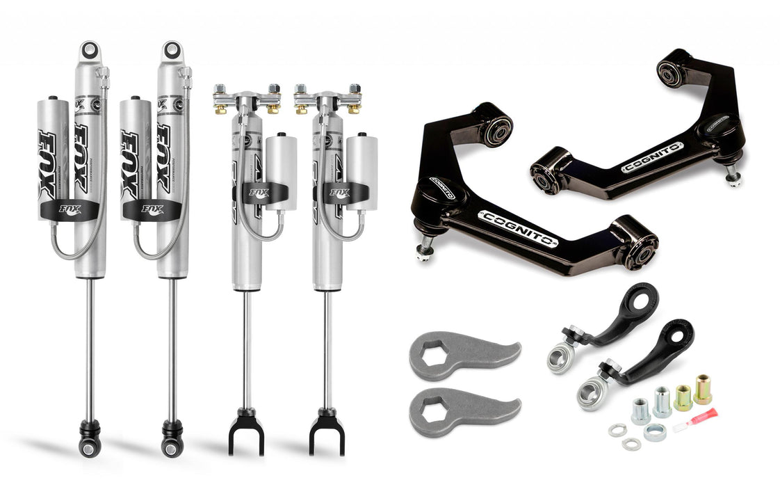 Cognito Motorsports Truck 110-P0929 Cognito 3-Inch Premier Leveling Kit with Fox PSRR 2.0 Shocks for 20-22 Silverado/Sierra 2500/3500 2WD/4WD - Truck Part Superstore