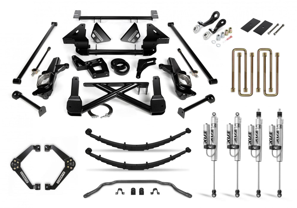 Cognito Motorsports Truck 110-P0998 Cognito 10-Inch Performance Lift Kit with Fox PSRR 2.0 Shocks for 01-10 Silverado/Sierra 2500/3500 2WD/4WD - Truck Part Superstore
