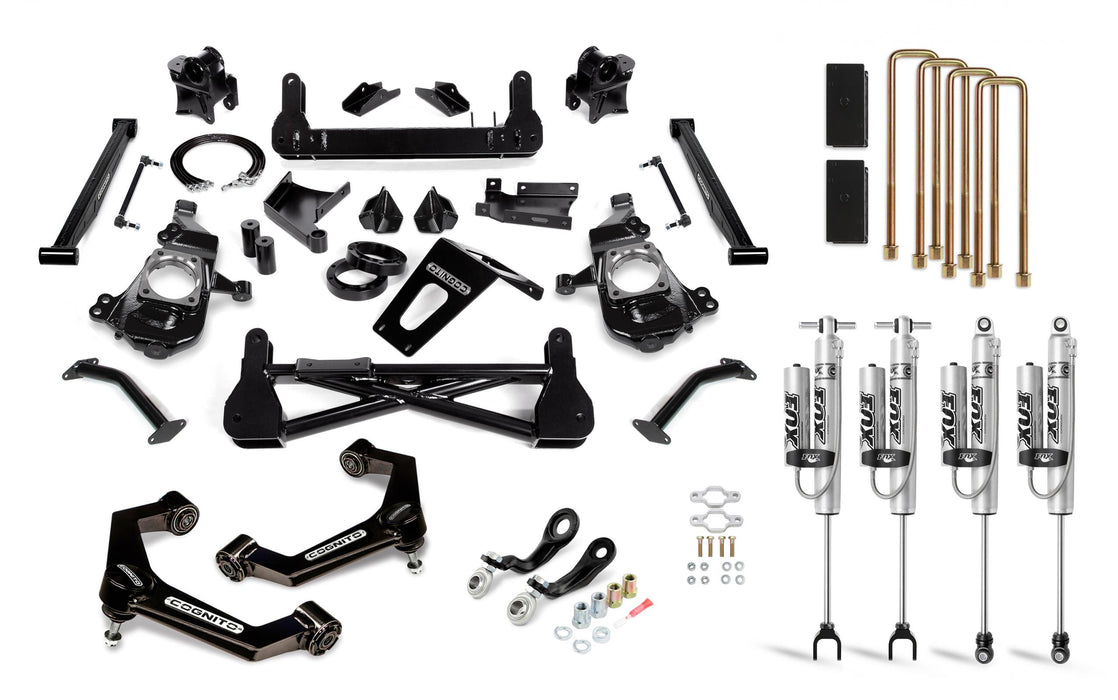 Cognito Motorsports Truck 110-P1033 Cognito 7-Inch Performance Lift Kit with Fox PSRR 2.0 Shocks For 20-22 Silverado/Sierra 2500/3500 2WD/4WD - Truck Part Superstore