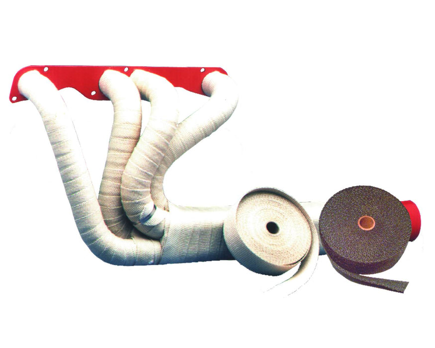 Thermo Tec 11151 Exhaust Wrap 15 Foot x 1 Inch Natural Color Up To 2000 Degree F Short Roll Thermo Tec - Truck Part Superstore