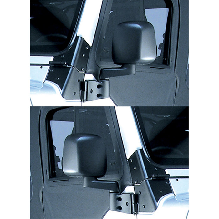 Omix 11002.09 Door Mirror Kit; Black; Left And Right; - Truck Part Superstore