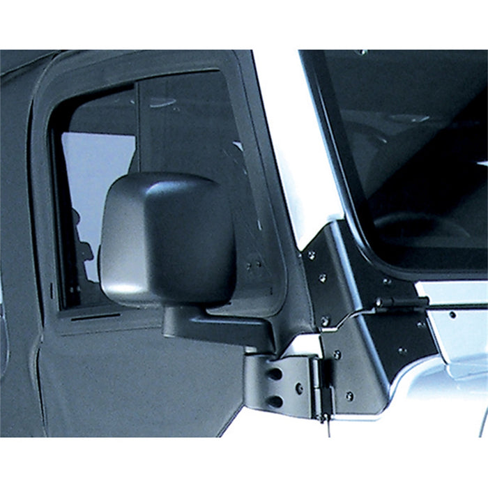 Omix 11002.10 Door Mirror; Right; Black; - Truck Part Superstore