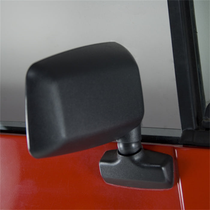 Omix 11002.18 Door Mirror; Right; Black; - Truck Part Superstore